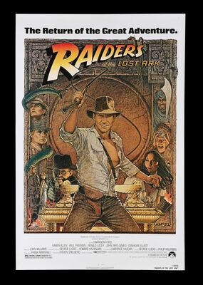 Lot #342 - RAIDERS OF THE LOST ARK (1981) - US One-Sheet, 1982