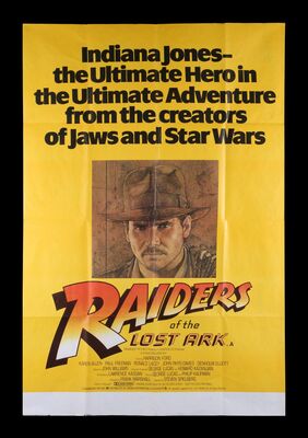 Lot #343 - RAIDERS OF THE LOST ARK (1981) - British 60 x 40 Film Poster, 1981