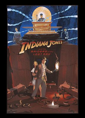 Lot #347 - RAIDERS OF THE LOST ARK (1981) - Hand-numbered Limited Edition Bottleneck Gallery Print, 2016