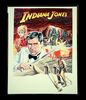 Lot #349 - INDIANA JONES AND THE TEMPLE OF DOOM (1984) - Poster Concept Transparency, Layout Compositions, 23 Production Sides, and Various Press Items - 2