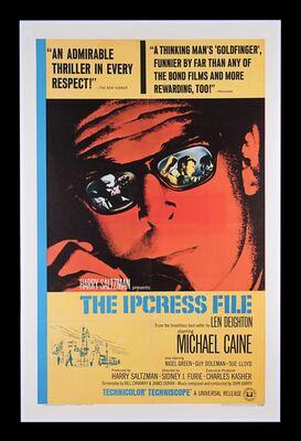 Lot #358 - THE IPCRESS FILE (1965) - US One-Sheet, 1965