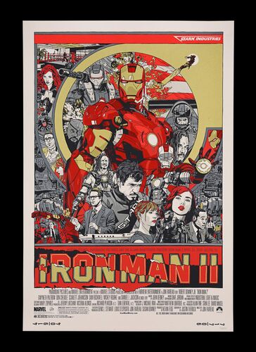 Lot #360 - IRON MAN 2 (2010) - Hand-Numbered Limited Edition Mondo Print, 2010