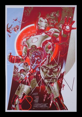 Lot #361 - IRON MAN 3 (2013) - Hand-Numbered Artist Proof Mondo Print, 2013