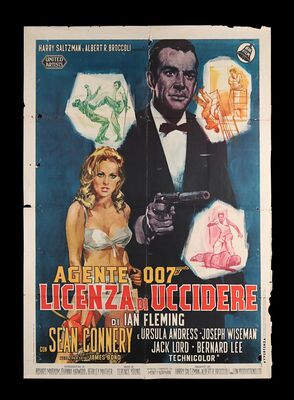 Lot #366 - JAMES BOND: DR. NO (1962) - Carter-Jones Collection: Italian One-Panel (2-Fogli), 1962