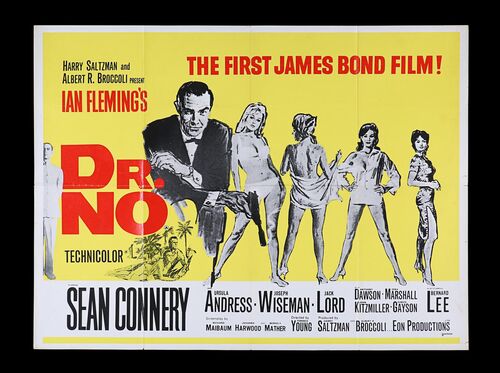 Lot #368 - JAMES BOND: DR. NO (1962) - UK Quad, 1967