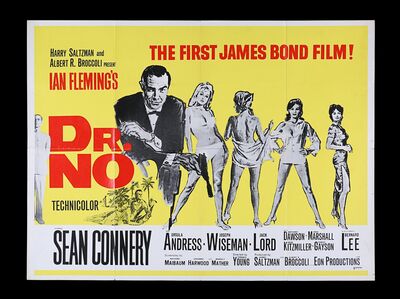 Lot #368 - JAMES BOND: DR. NO (1962) - UK Quad, 1967