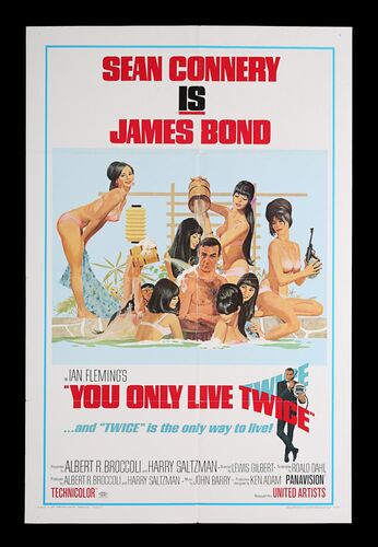 Lot #384 - JAMES BOND: YOU ONLY LIVE TWICE (1967) - US Style C One-Sheet, 1967