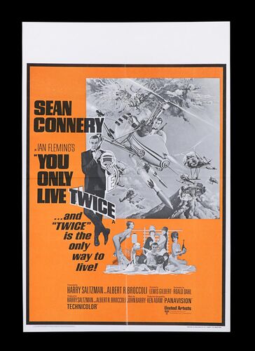Lot #387 - JAMES BOND: YOU ONLY LIVE TWICE (1967) - British Double Crown, 1969