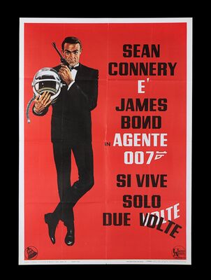 Lot #388 - JAMES BOND: YOU ONLY LIVE TWICE (1967) - Italian One-Sheet, 1967
