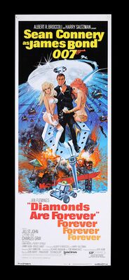 Lot #392 - JAMES BOND: DIAMONDS ARE FOREVER (1971) - US Insert (1971)