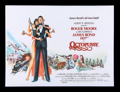 Lot #402 - JAMES BOND: OCTOPUSSY (1983) - UK Quad, 1983