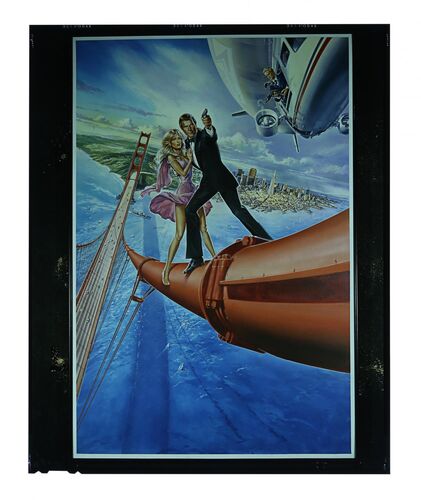 Lot #405 - JAMES BOND: A VIEW TO A KILL (1985) - Poster Artwork Transparency