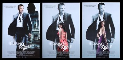 Lot #410 - JAMES BOND: CASINO ROYALE (2006) - Three US/International One-Sheets, 2006