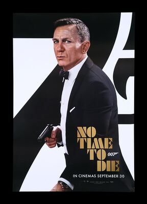 Lot #415 - JAMES BOND: NO TIME TO DIE (2021) - British One-Sheet, 2021