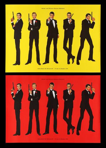 Lot #425 - JAMES BOND: HILDESHEIM MUSEUM EXHIBITION POSTER, 1998 - Set of Two Special Exhibition Posters, 1998