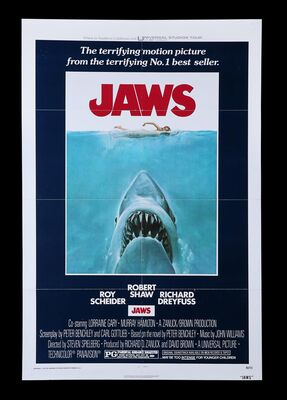 Lot #436 - JAWS (1975) - US One-Sheet, 1975