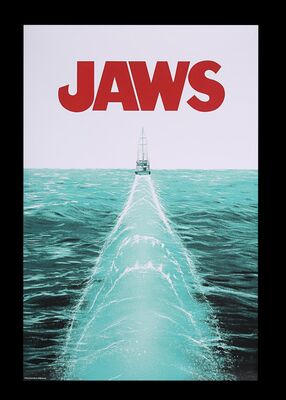 Lot #437 - JAWS (1975) - Hand-Signed and Numbered Limited Edition Vice Press and Bottleneck Gallery Print, 2020