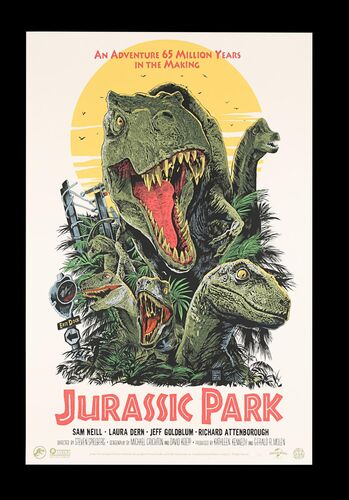 Lot #457 - JURASSIC PARK (1993) - Hand-Numbered Limited Edition Mondo Print, 2019
