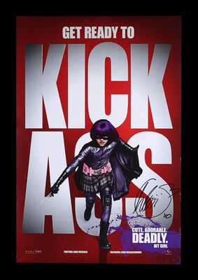 Lot #466 - KICK-ASS (2010) - US One-Sheet Autographed by Chloe Grace Moretz, 2010