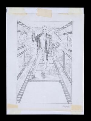 Lot #476 - LAST ACTION HERO (1993) - Original Concept Artwork, 1993
