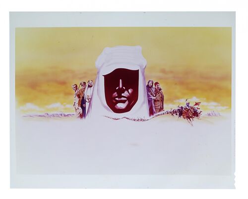 Lot #479 - LAWRENCE OF ARABIA (1962) - Lobby Title Card Artwork Transparency