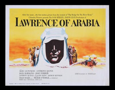 Lot #480 - LAWRENCE OF ARABIA (1962) - US Title Lobby Card, 1962