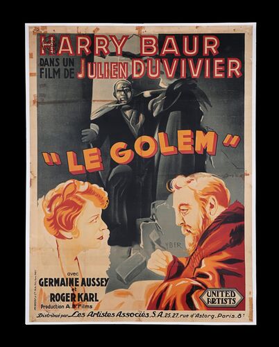 Lot #481 - LE GOLEM (1936) - French 'Grande' Affiche, 1936