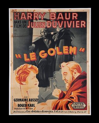Lot #481 - LE GOLEM (1936) - French 'Grande' Affiche, 1936