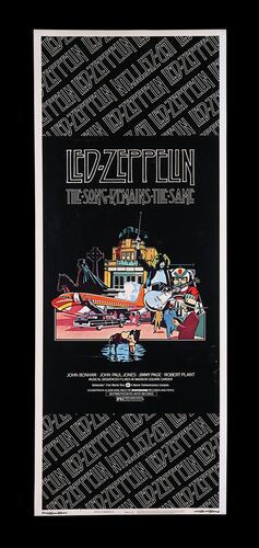 Lot #485 - LED ZEPPELIN: THE SONG REMAINS THE SAME (1976) - US Insert, 1976