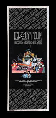 Lot #485 - LED ZEPPELIN: THE SONG REMAINS THE SAME (1976) - US Insert, 1976