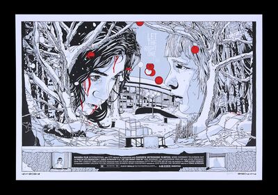Lot #489 - LET THE RIGHT ONE IN (2008) - Signed and Hand-numbered Limited Edition Print Commissioned by AllCity Media, 2010