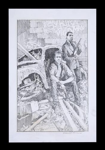 Lot #490 - LETHAL WEAPON (1987) - Original Concept Artwork, 1987