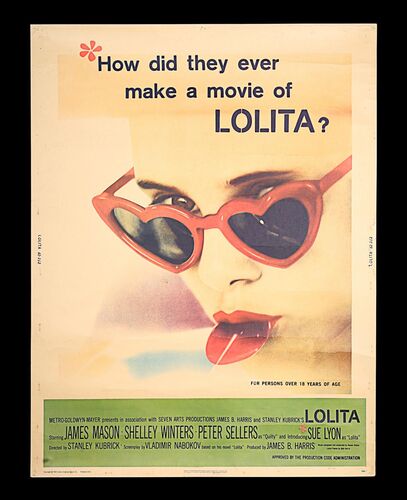 Lot #493 - LOLITA (1962) - US 30 x 40 Poster