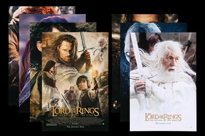Lot #496 - LORD OF THE RINGS: RETURN OF THE KING (2003) - Seven US One-Sheets, 2003