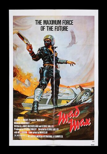 Lot #497 - MAD MAX (1979) - US One-Sheet, 1980