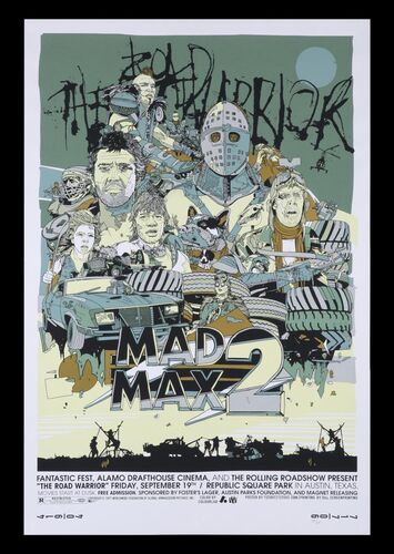 Lot #499 - MAD MAX 2: THE ROAD WARRIOR (1981) - Hand-numbered Limited Edition Variant Mondo Print, 2008