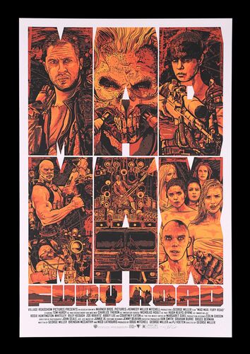 Lot #501 - MAD MAX: FURY ROAD (2015) - Signed and Numbered Limited Edition Print, 2016