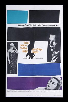 Lot #504 - THE MAN WITH THE GOLDEN ARM (1955) - US One-Sheet, 1955