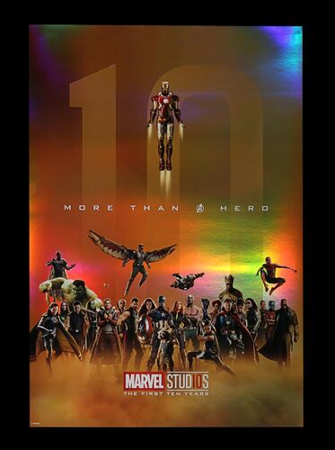 Lot #510 - MARVEL STUDIOS: THE FIRST TEN YEARS (2018) - Special Commemorative Poster, 2018