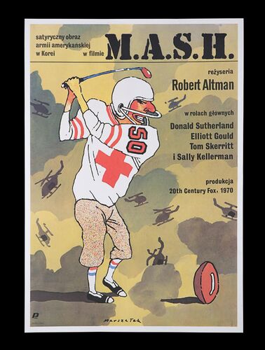 Lot #511 - MASH (1970) - Polish One-Sheet, 1990