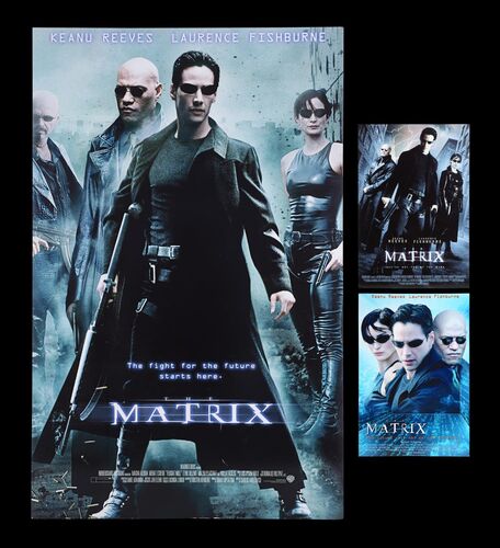 Lot #513 - THE MATRIX (1999) - Three Concept Poster Designs, 1999