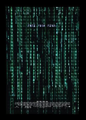 Lot #518 - THE MATRIX RELOADED (2003) - Holofoil 'Free Your Mind' Credits One-Sheet, 2003