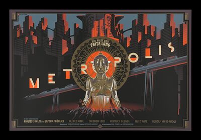 Lot #527 - METROPOLIS (1927) - Hand-numbered Limited Edition Dark Hall Mansion Print, 2010
