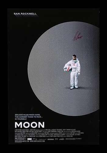 Lot #532 - MOON (2009) - Sam Rockwell Autographed One-Sheet, 2009