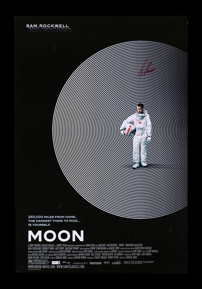 Lot #532 - MOON (2009) - Sam Rockwell Autographed One-Sheet, 2009