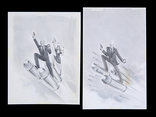 Lot #540 - NAKED GUN 33 1/3: THE FINAL INSULT (1994) - Original Concept Artwork, 1994