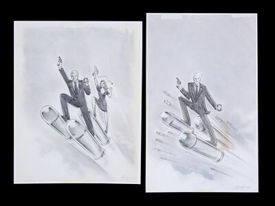 Lot #540 - NAKED GUN 33 1/3: THE FINAL INSULT (1994) - Original Concept Artwork, 1994