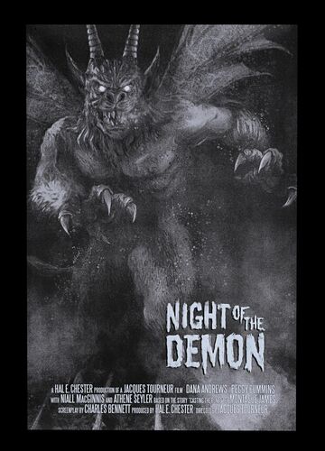 Lot #541 - NIGHT OF THE DEMON (1957) - Hand-numbered Limited Edition Print, 2020