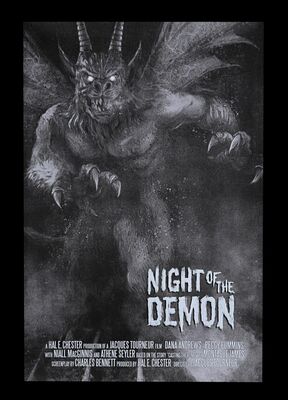 Lot #541 - NIGHT OF THE DEMON (1957) - Hand-numbered Limited Edition Print, 2020