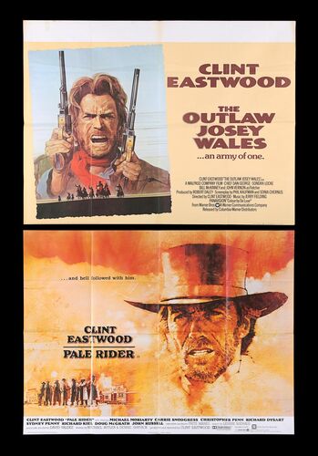 Lot #547 - OUTLAW JOSEY WALES (1976) AND PALE RIDER (1985) - Two UK Quads, 1976, 1985